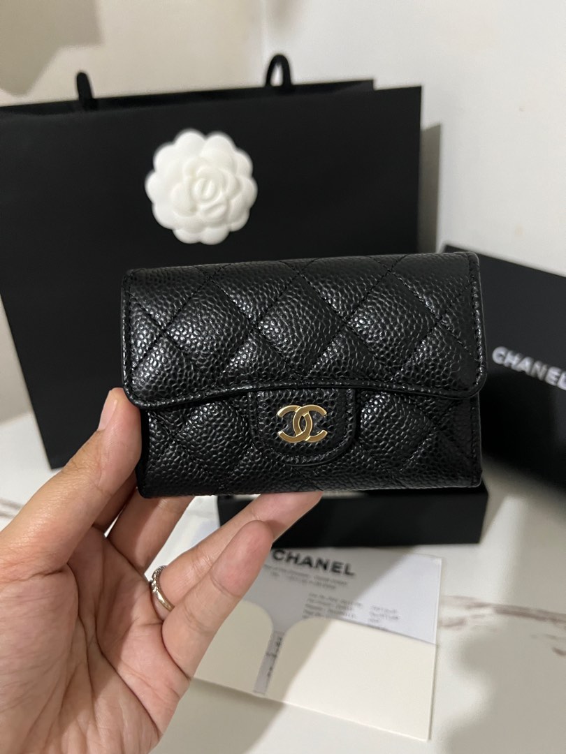 Chanel Flap Card holder, Luxury, Bags & Wallets on Carousell