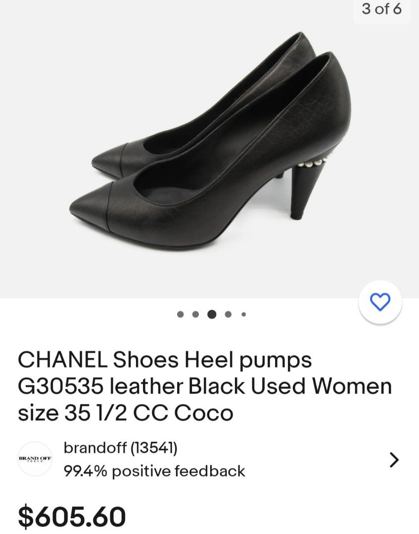 Chanel Pearl Pumps, Women's Fashion, Footwear, Heels on Carousell