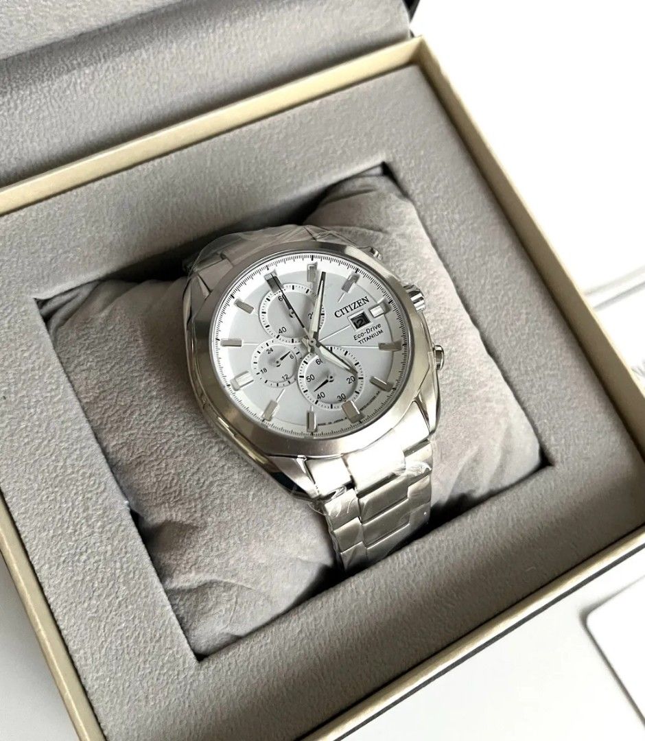 Citizen eco drive store watch white face