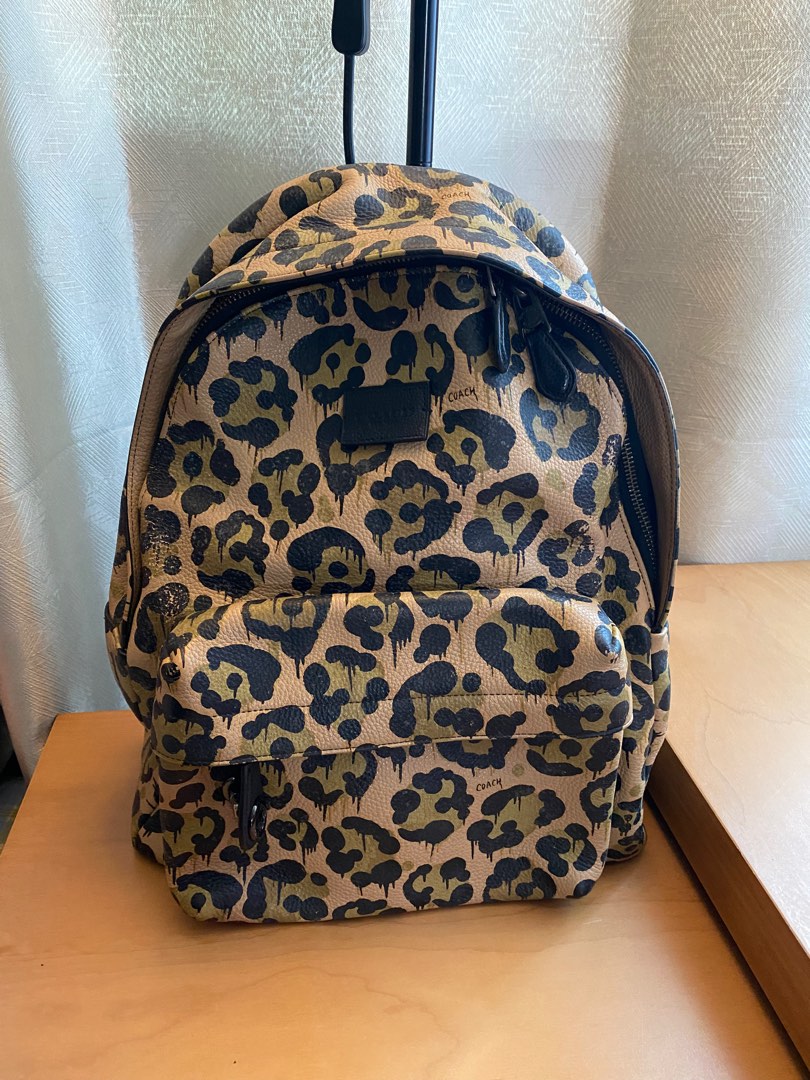 Coach discount cheetah backpack