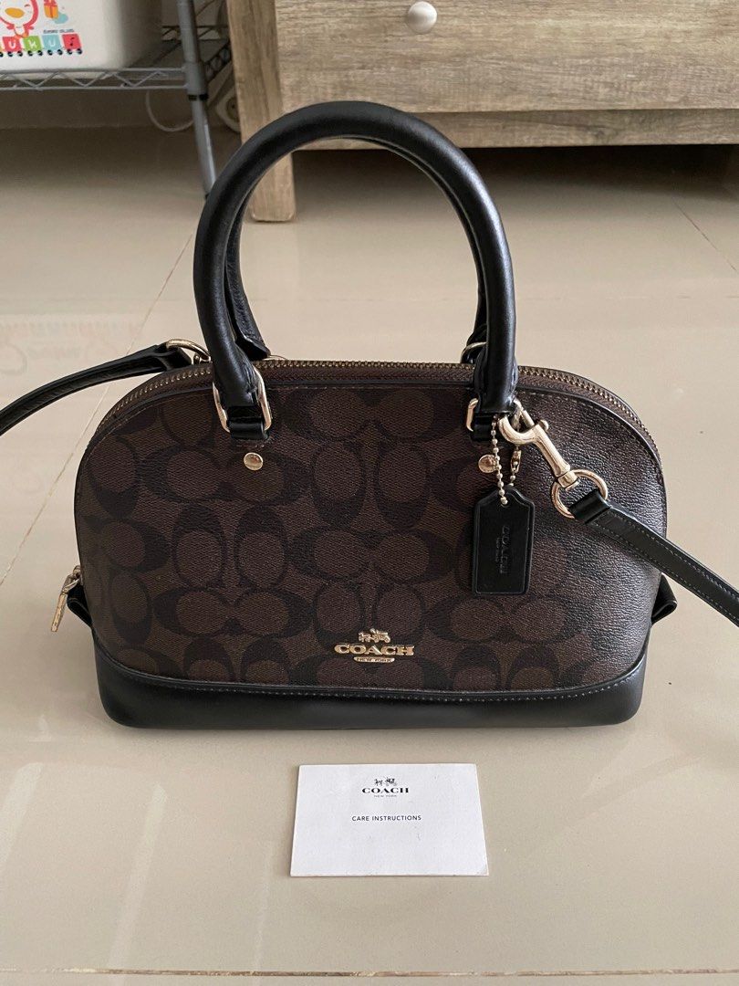 Coach mini hotsell sierra mahogany
