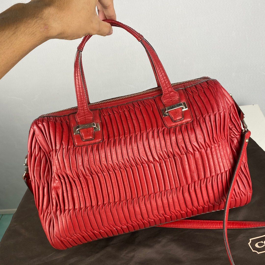 Coach taylor leather tote store