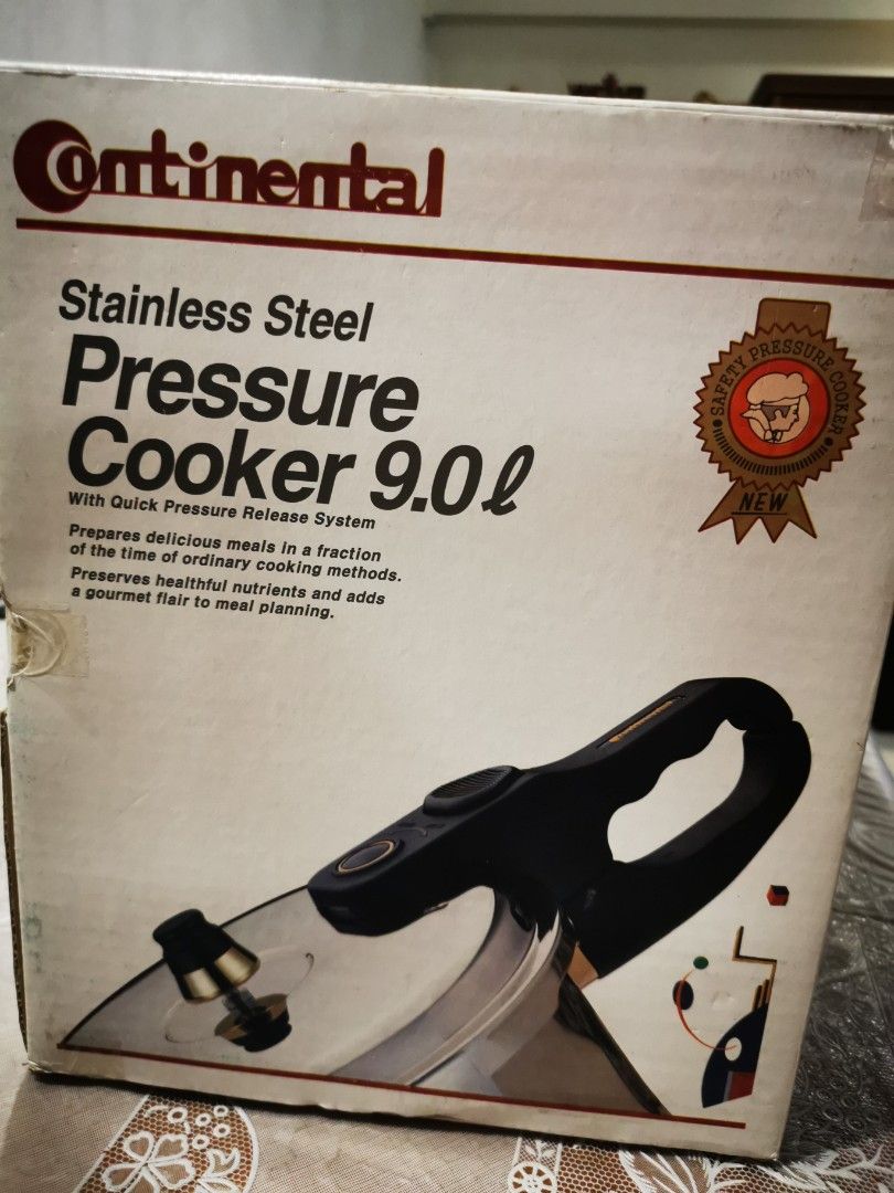 Continental 9litre pressure cooker pot, TV & Home Appliances, Kitchen