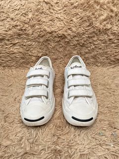 Converse Smiley Leather White
