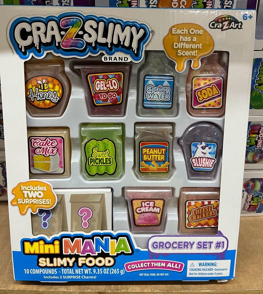 Cra-Z-Slimy Mini Mania Slimy Food