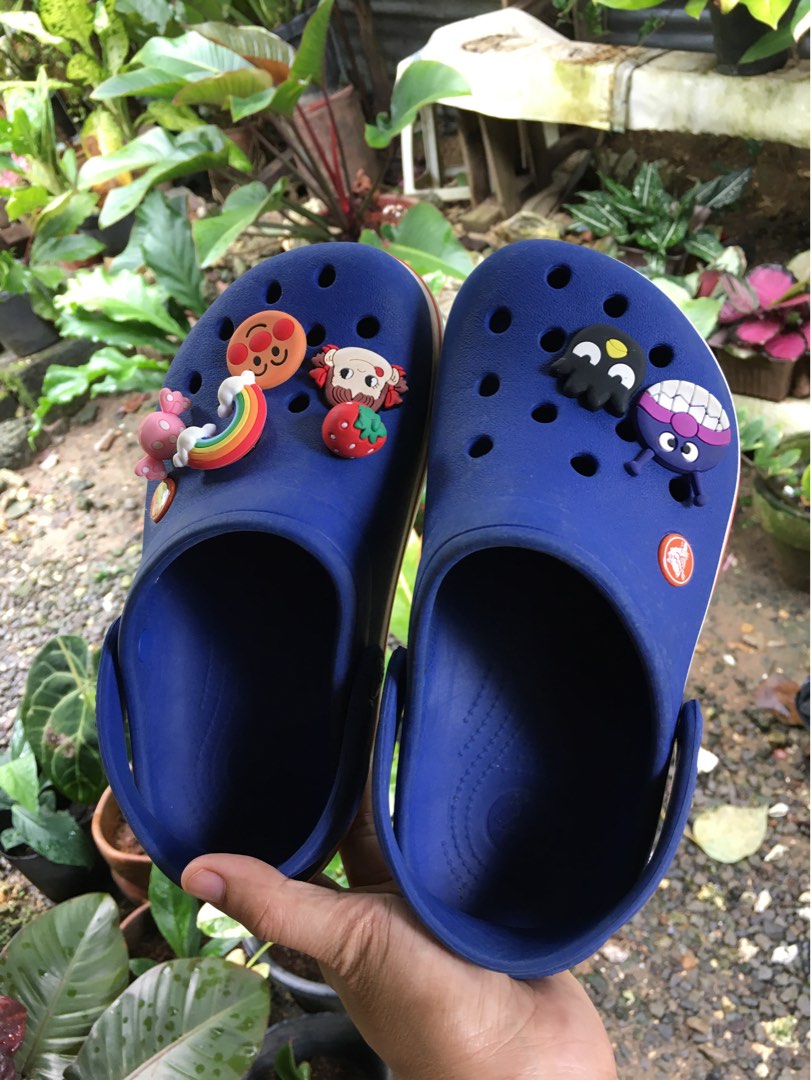Crocs with Jibbitz, Babies & Kids, Babies & Kids Fashion on Carousell