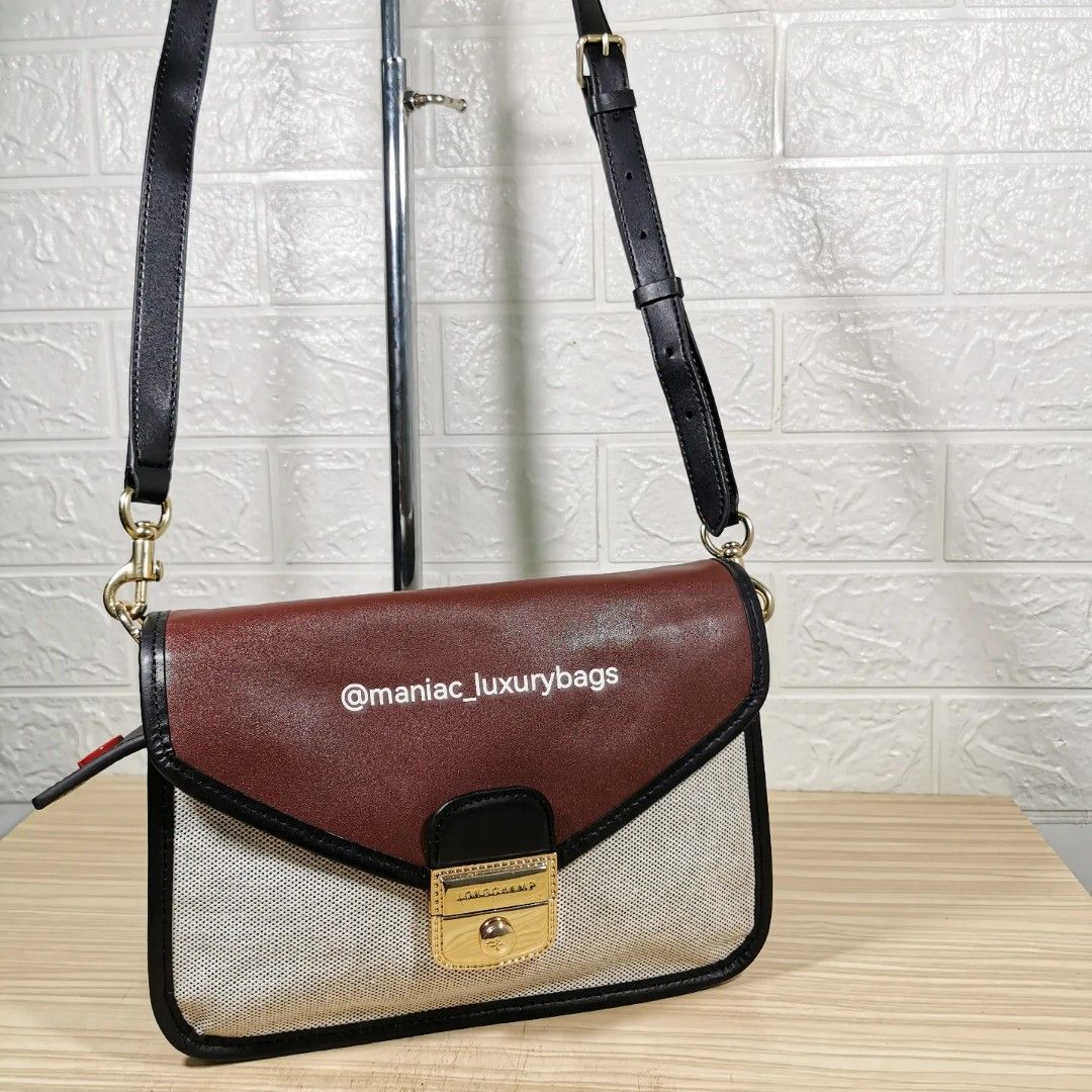 Mademoiselle longchamp toile bag s shop