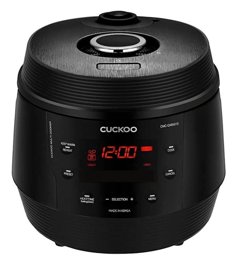 Cuckoo QAB501S Q5 Standard Multi-Cooker (Item Code 600) (Category: Other Kitchen Appliances) located in Marikina City. Submitted by skowshop (Listing ID 1254766469, Image 1). Description: About this item: Voice Guide Function : English (Default), Chinese English/Chinese Menu / Australian Plug - Manufactured for Australian Market Functions - Rice, Gaba Rice, Meat, Vegetables, Porridge, Browning Fry, Multi Cook, Steam Cook, Slow Cook, Auto Clean Ma