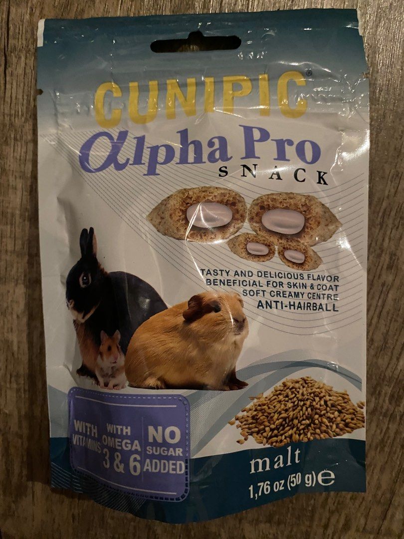 Cunipic ALPHA PRO SNACK MALT (ANTI HAIRBALL) 50g, Pet Supplies