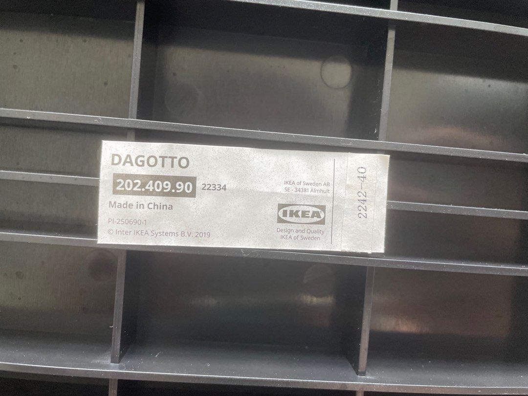 DAGOTTO Footrest, black - IKEA