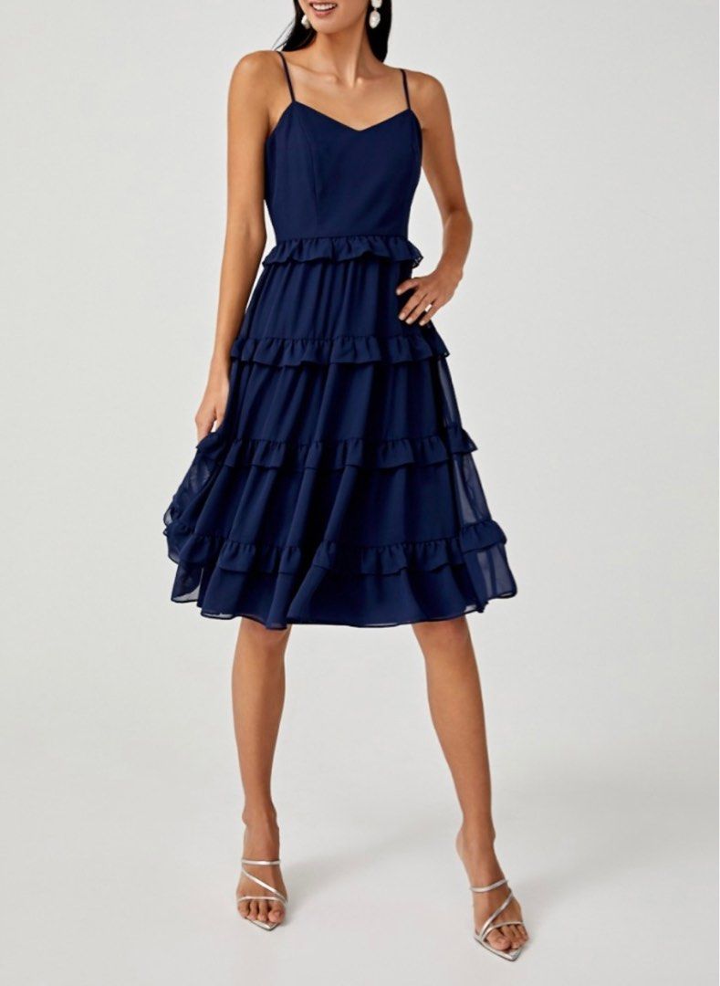 Darlene tiered ruffle dress clearance