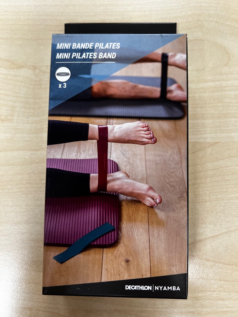 Decathlon Toning Resistance Elastic Bands 3 Pack 5 6 7KGs
