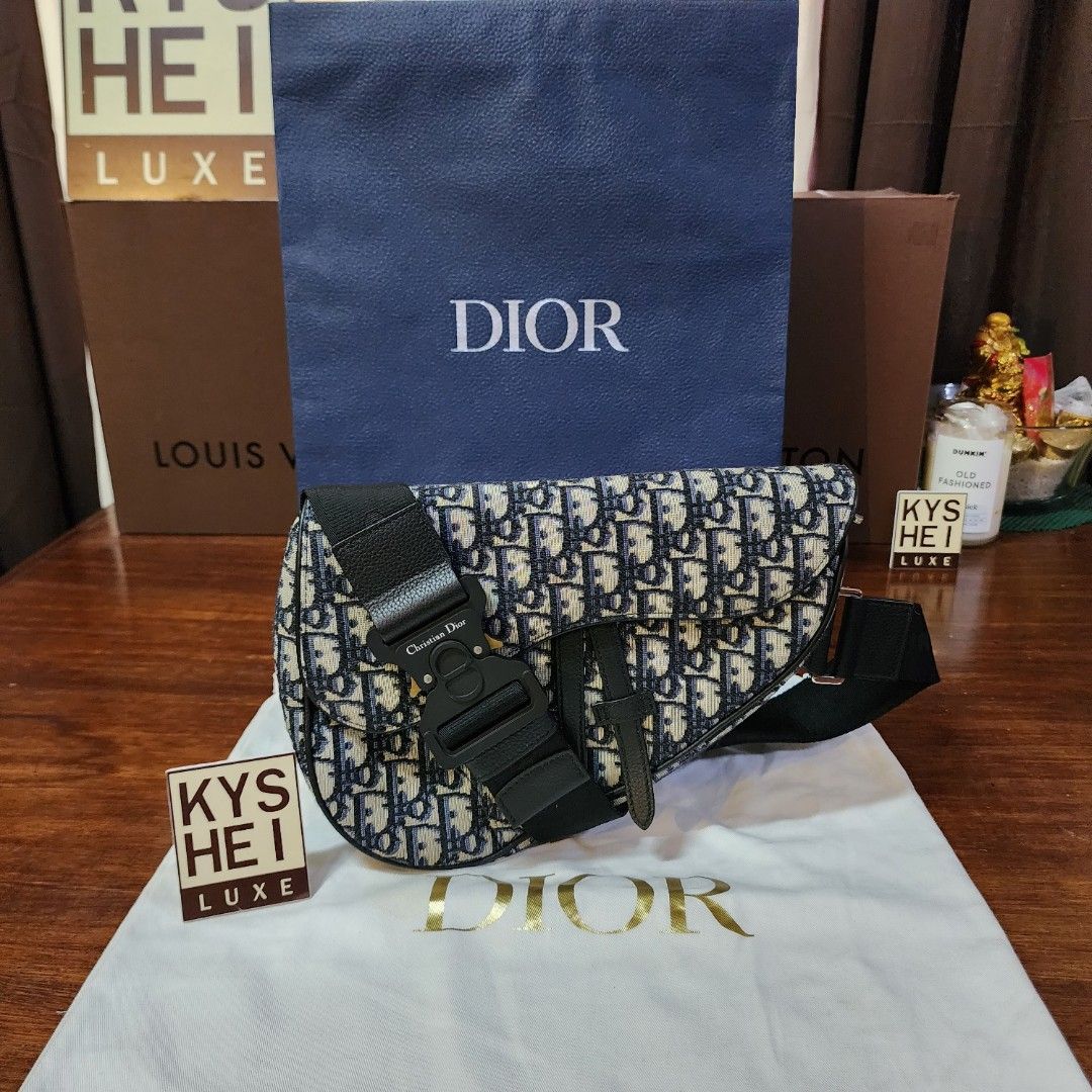 Dior Saddle for Men sling bag, Luxury, Bags & Wallets on Carousell
