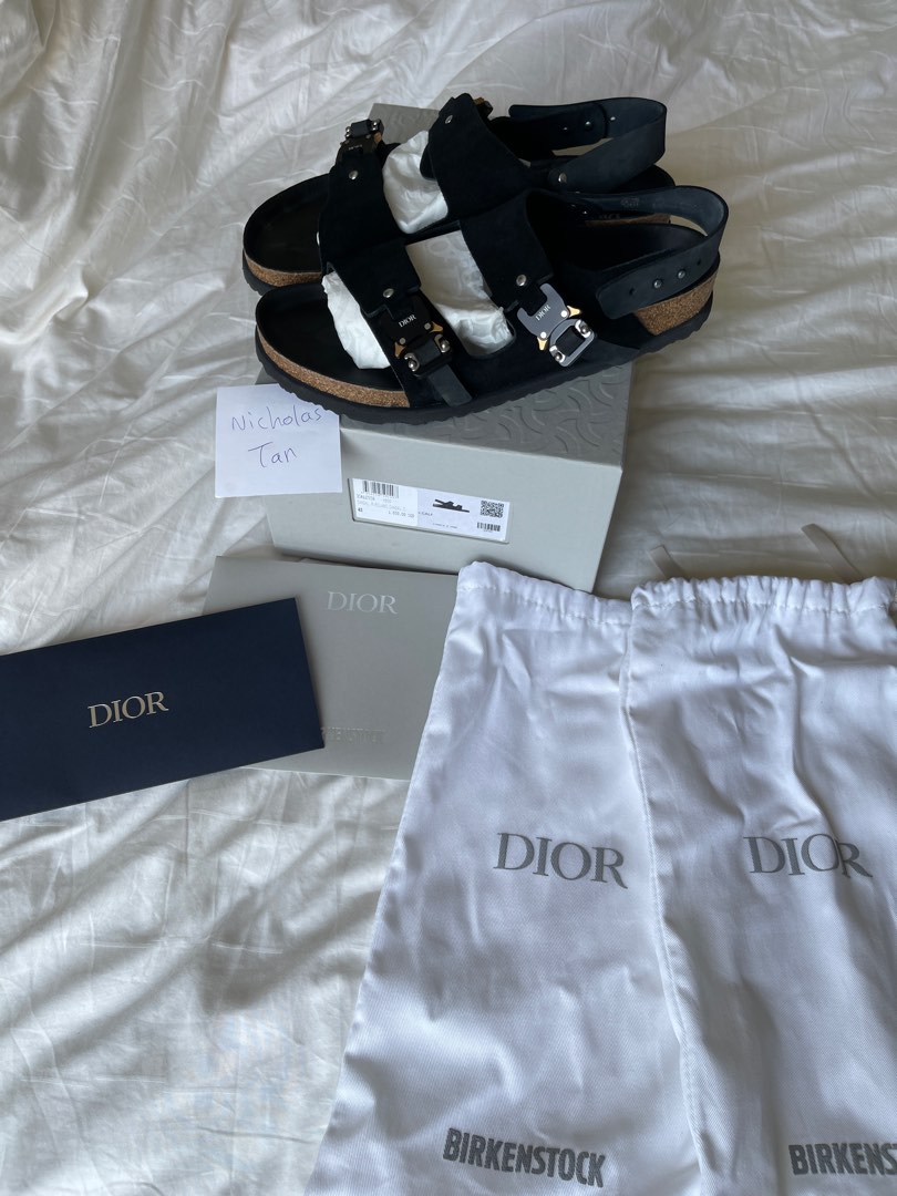 Dior x Birkenstock Milano Black Size 46 BRAND NEW India