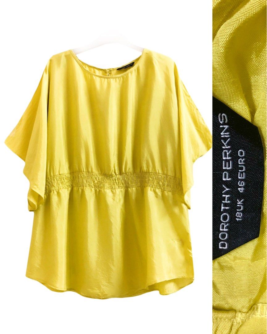Yellow blouse shop dorothy perkins