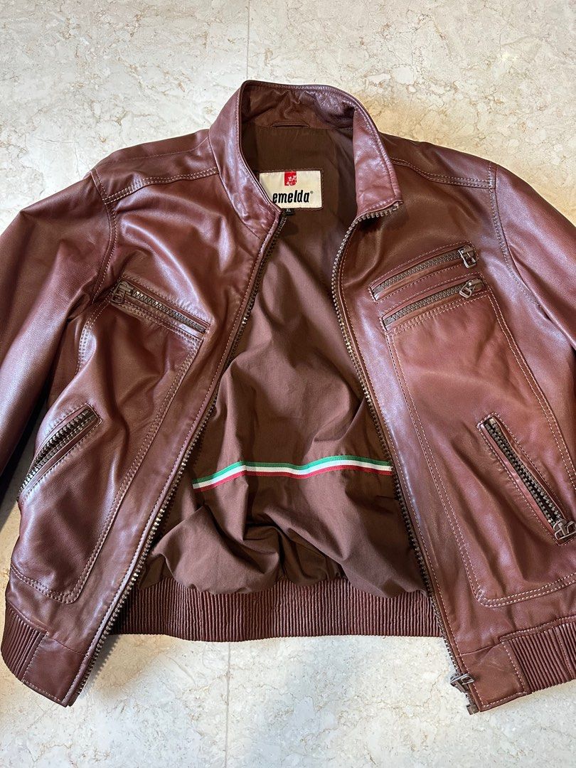 Emelda leather jackets price hot sale