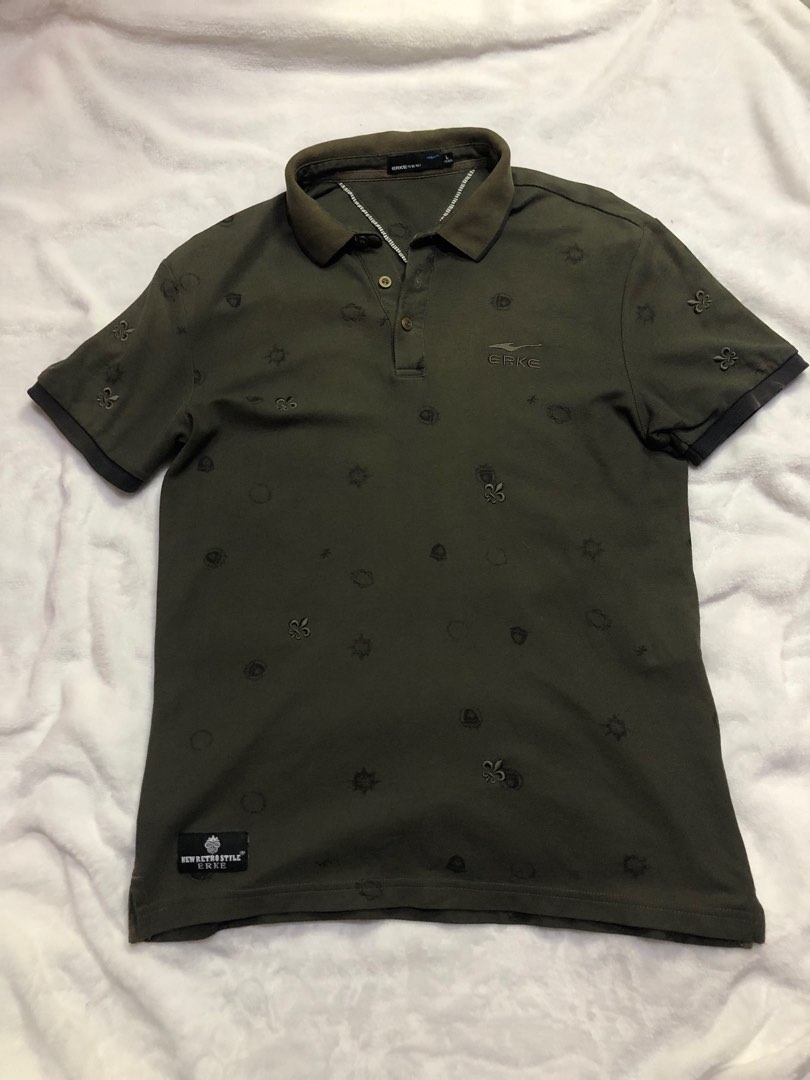 ERKE polo shirt, Men's Fashion, Tops & Sets, Tshirts & Polo Shirts on