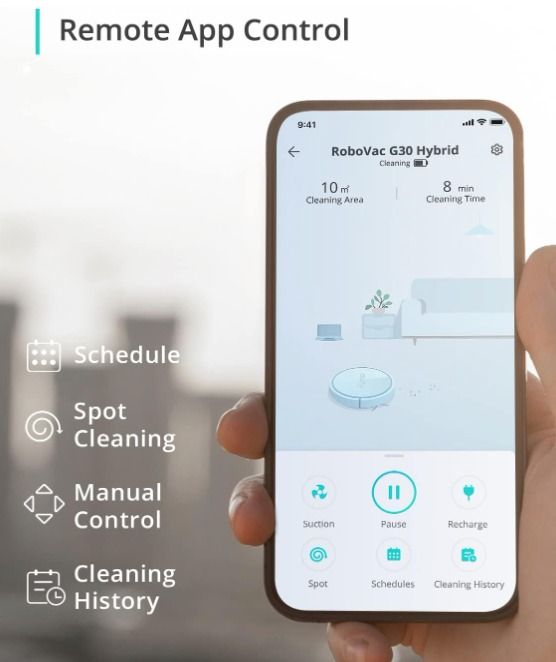 Eufy by Anker, RoboVac G30 Hybrid, Robot Vacuum (Item Code 596