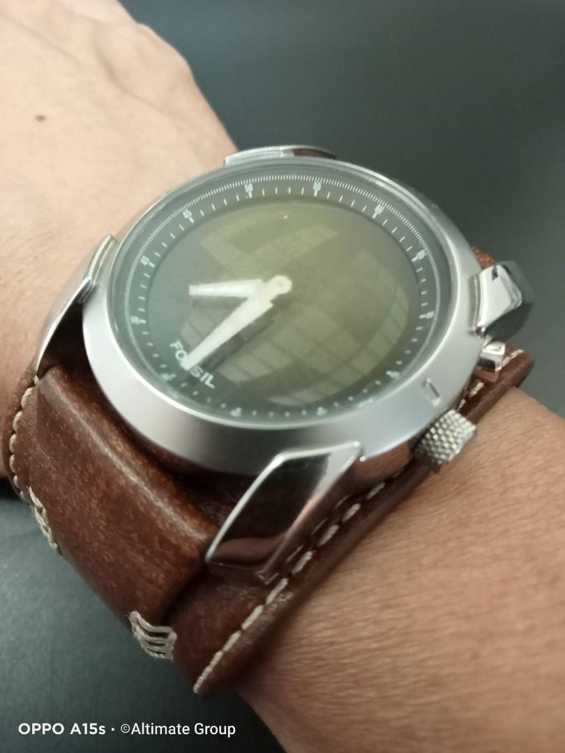 FAST DEAL Fossil BG 2182 Analog Digital Quartz UFO Oversized Watch