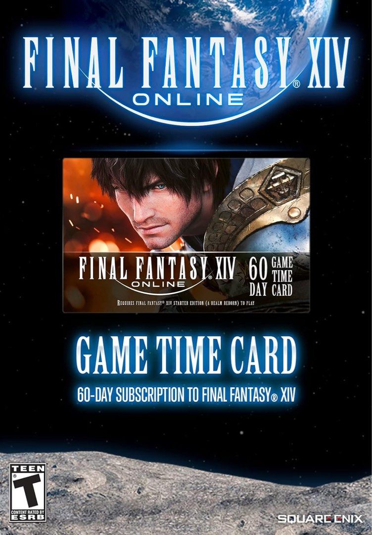 FFXIV Game Time Card, Tickets & Vouchers, Store Credits on Carousell
