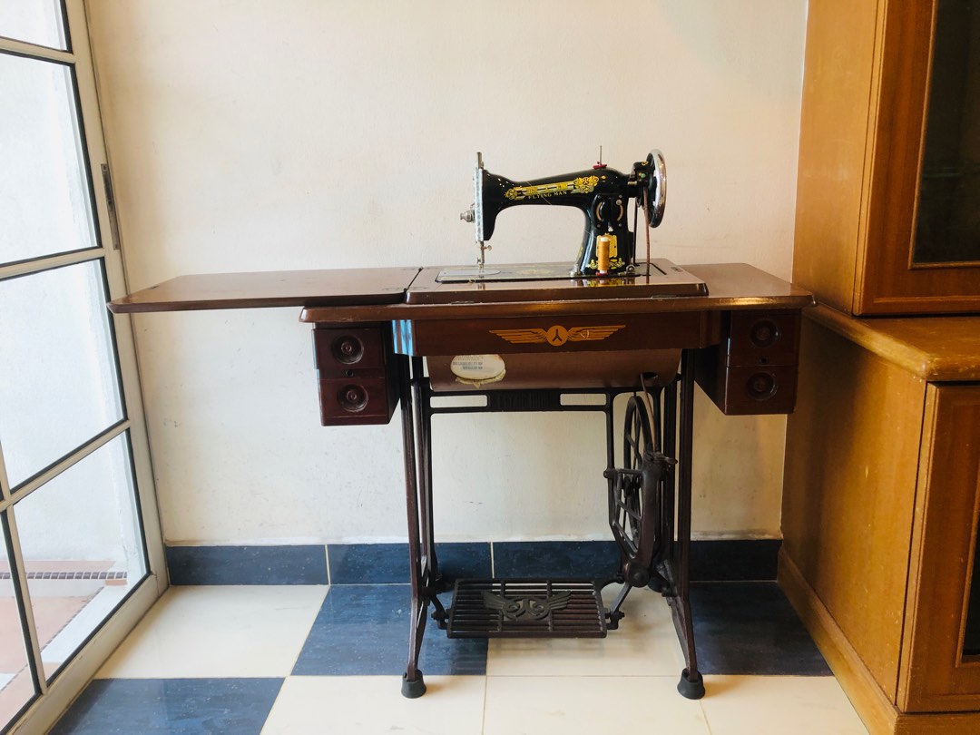 Flying Man sewing machine, Furniture & Home Living, Furniture, Other