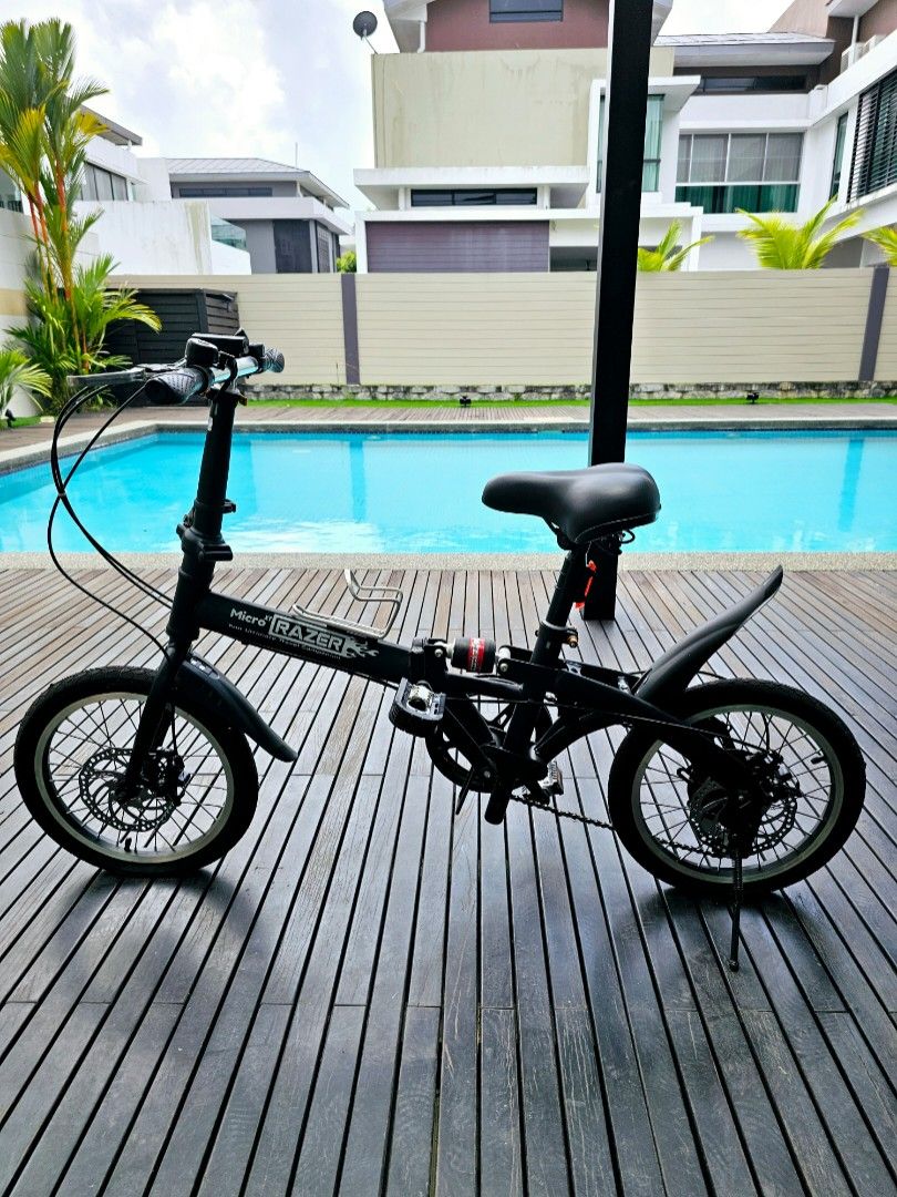 Micro razer folding 2025 bike