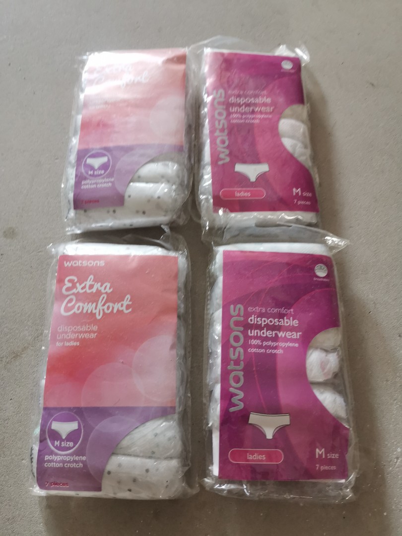 Disposable underwear (Cotton), Beauty & Personal Care, Sanitary Hygiene on  Carousell