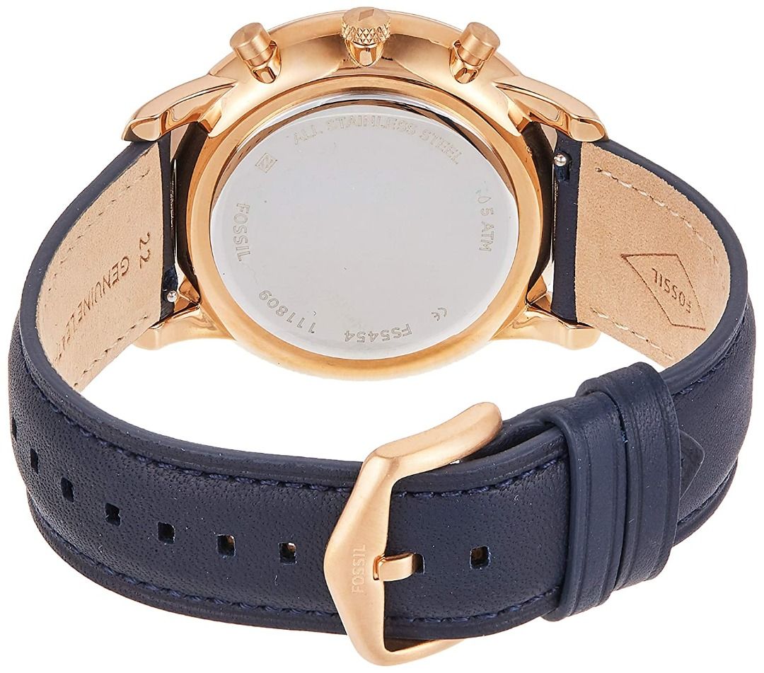Free Shipping Fossil Leather Men s Watch Neutra Chronograph