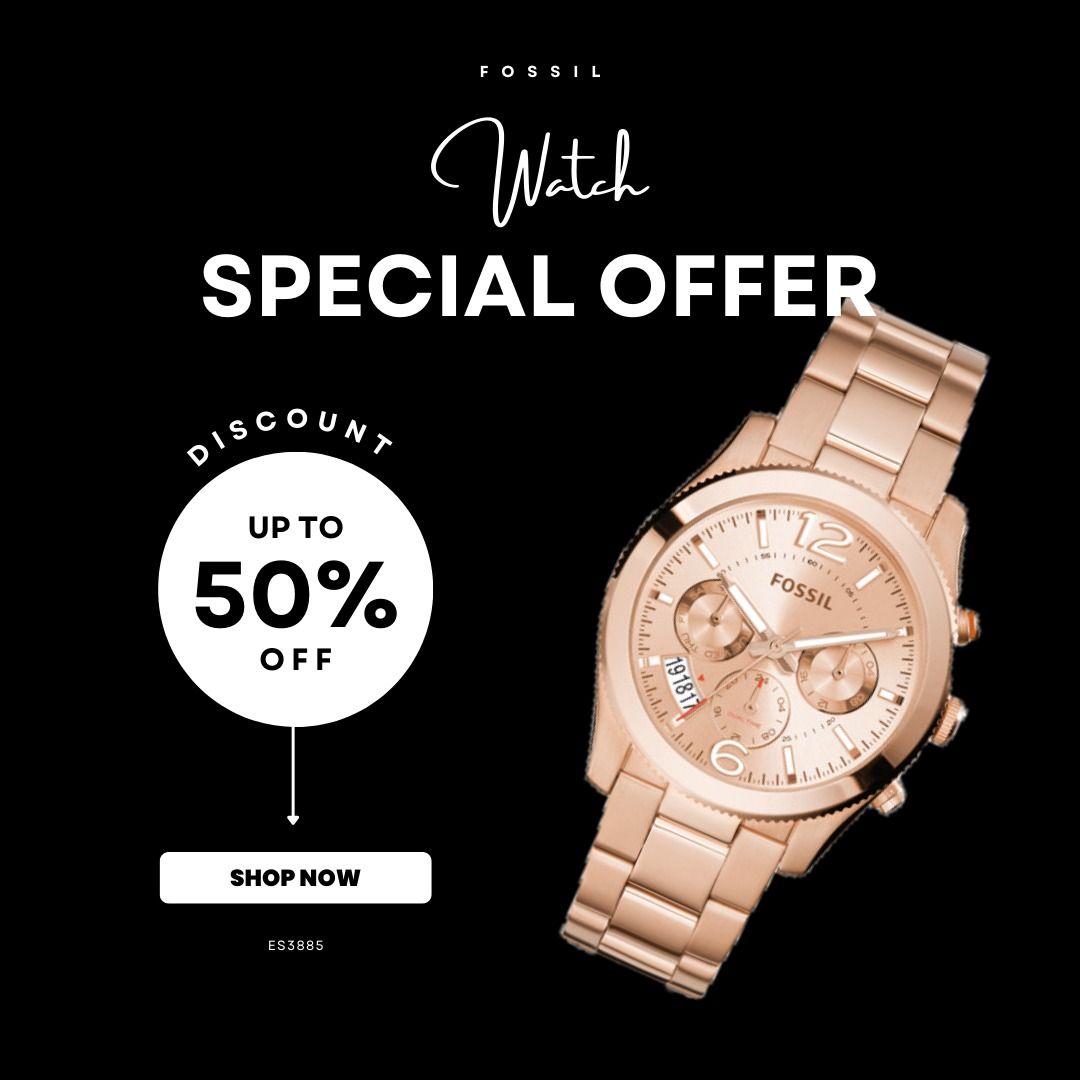 Fossil watches on special sales
