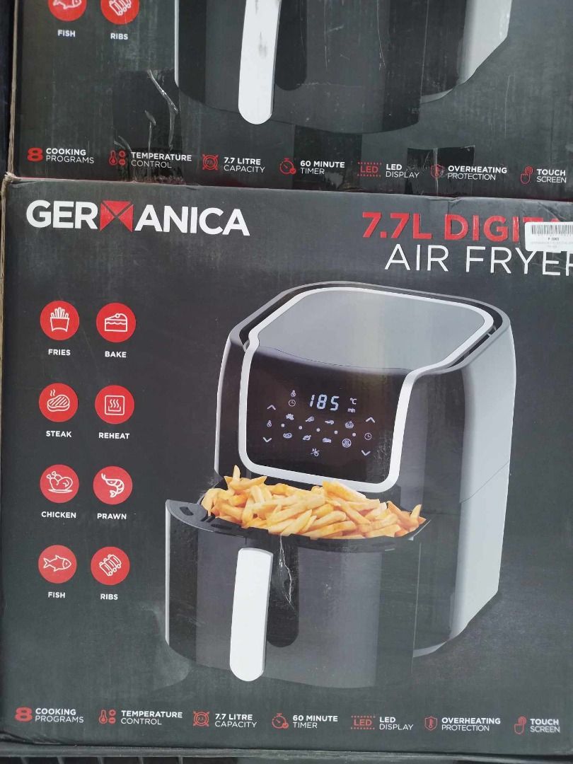 Germanica 7.7L Digital Air Fryer, TV & Home Appliances, Kitchen