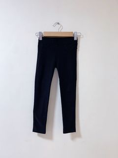 Girls black leggings pants (slim)