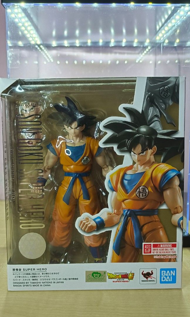 Son Goku Dragon Ball Super Super Heroes Shfiguarts, Hobbies & Toys, Toys &  Games on Carousell