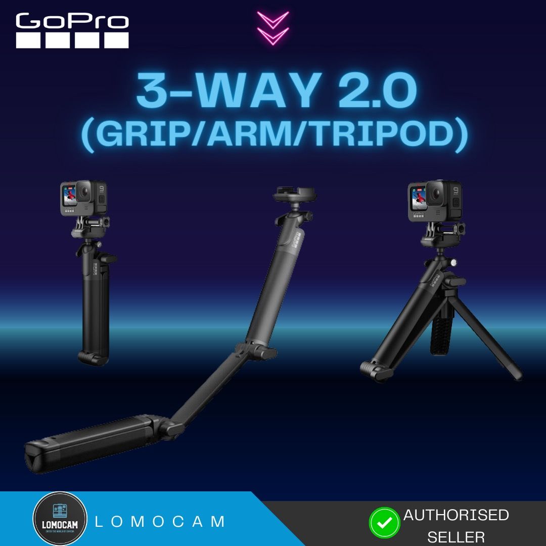 GoPro: How to Use 3-Way 2.0 (Tripod, Grip