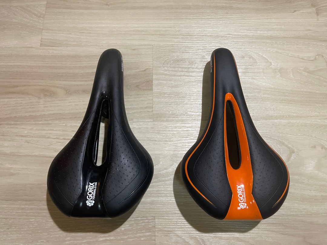 GORIX Soft bicycle saddle for Brompton Birdy Foldie, Sports Equipment ...
