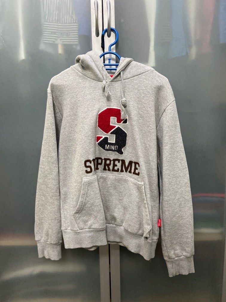 Fake grey shop supreme hoodie