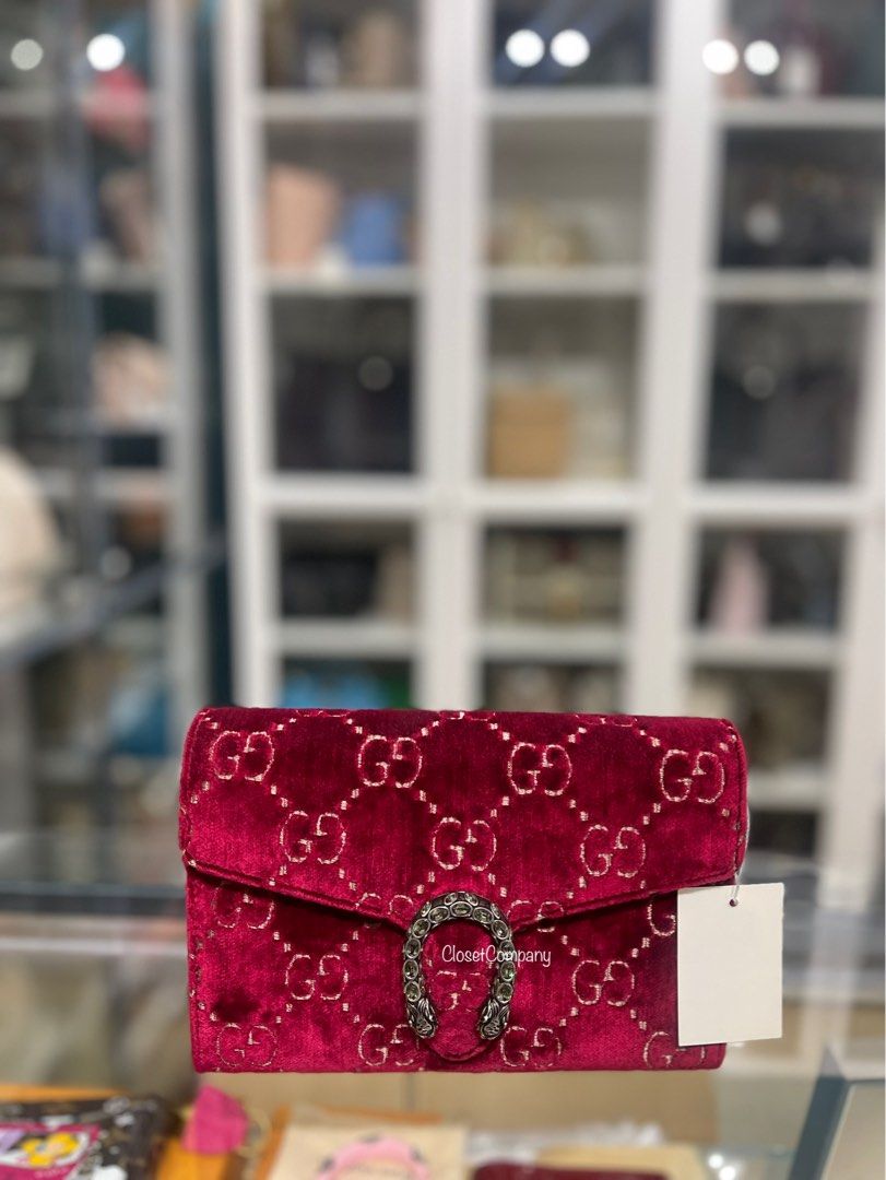 Gucci dionysus red discount velvet