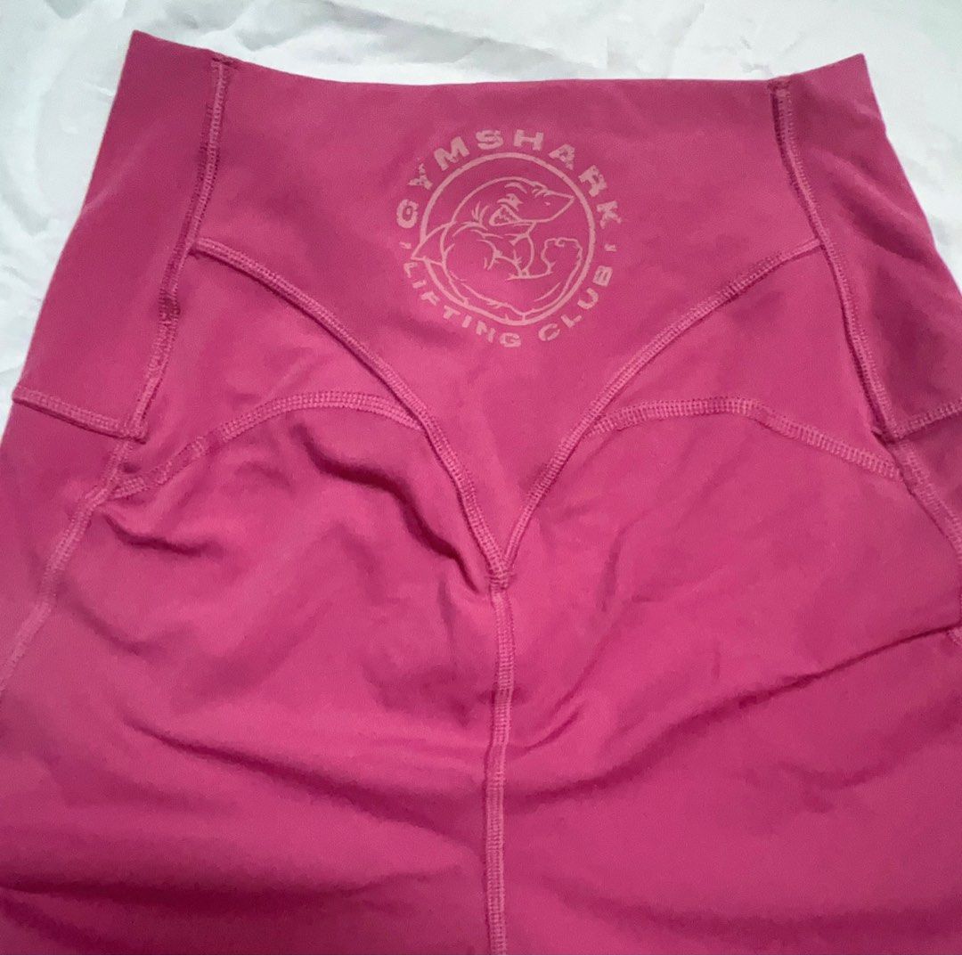 Gymshark Legacy Ruched Tight Shorts - Deep Pink