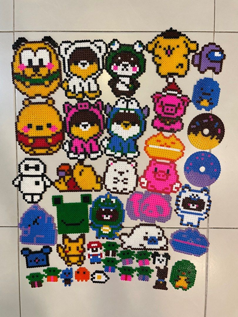 Bead Art Hama Beads Bt21 Pixel Bt21 Hama Beads Bts Perler New
