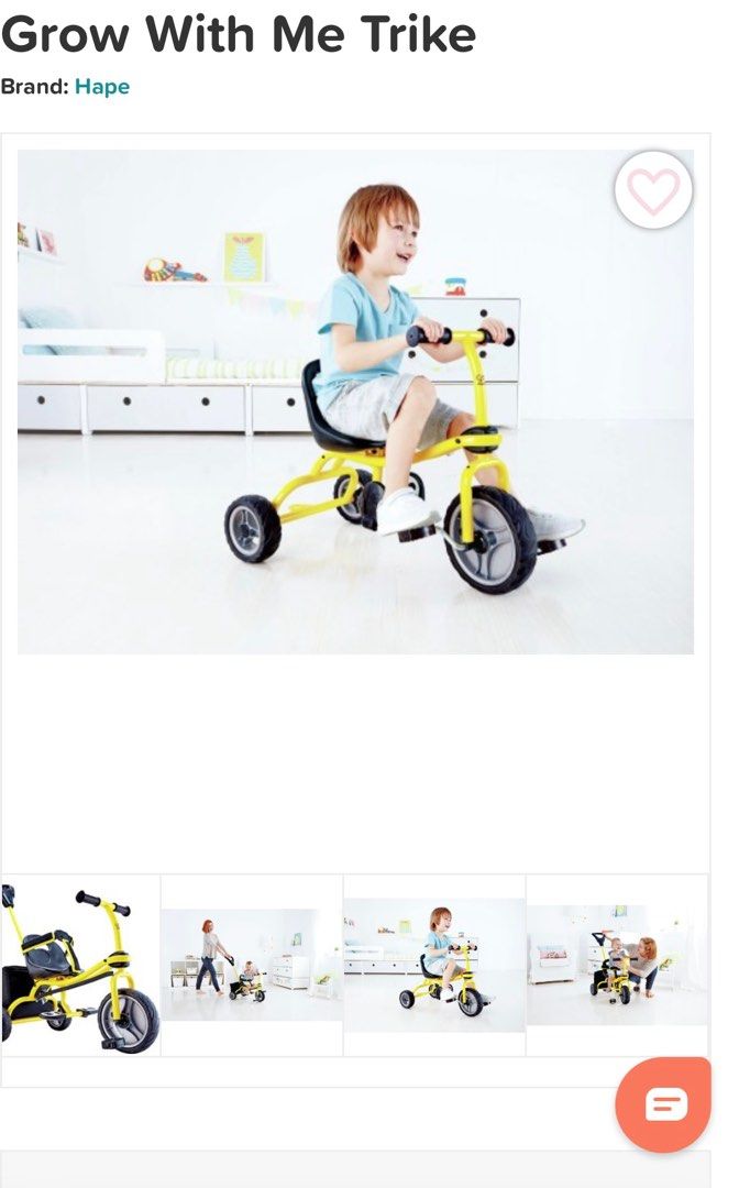 HAPE TRIKE 10M Babies Kids Infant Playtime on Carousell