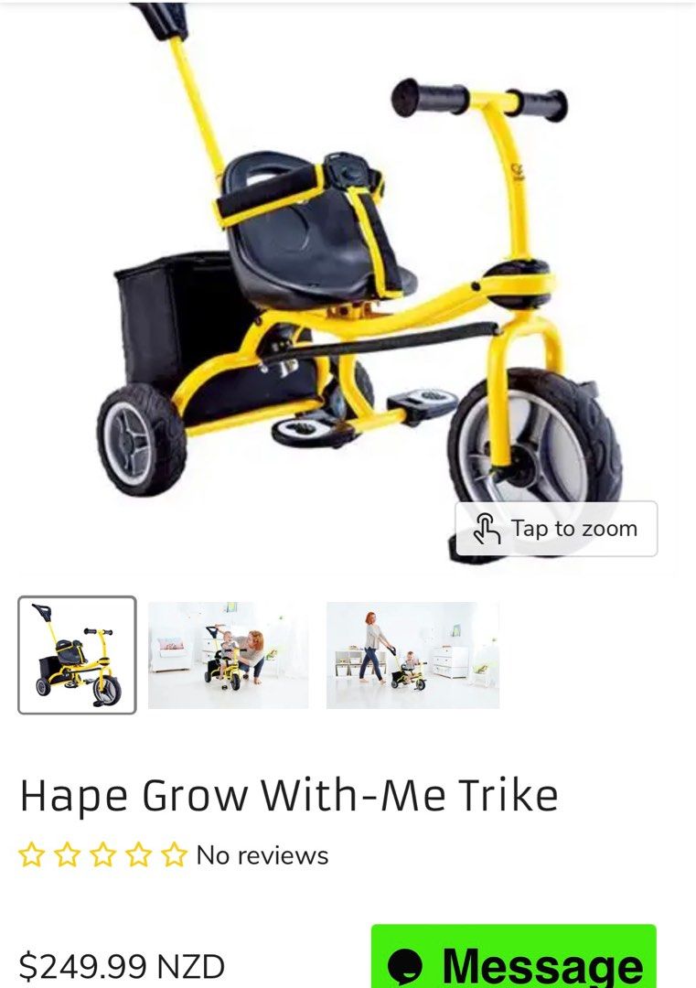 Hape trike best sale