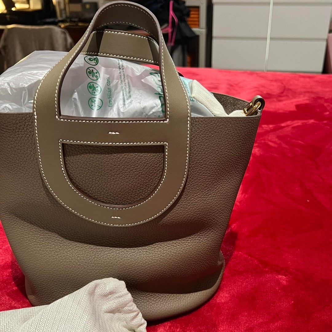 Hermes In the Loop 18 (Etoupe), Luxury, Bags & Wallets on Carousell