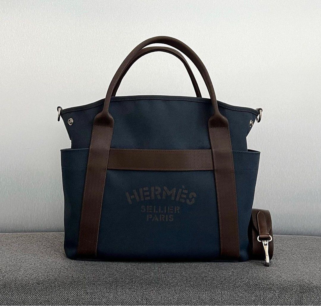 Hermes garden party 30 canvas, Luxury, Bags & Wallets on Carousell