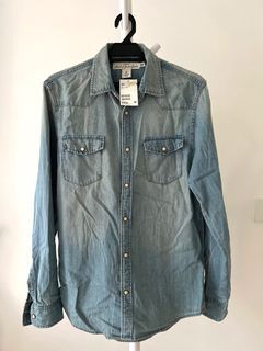 H£M Denim Button Down