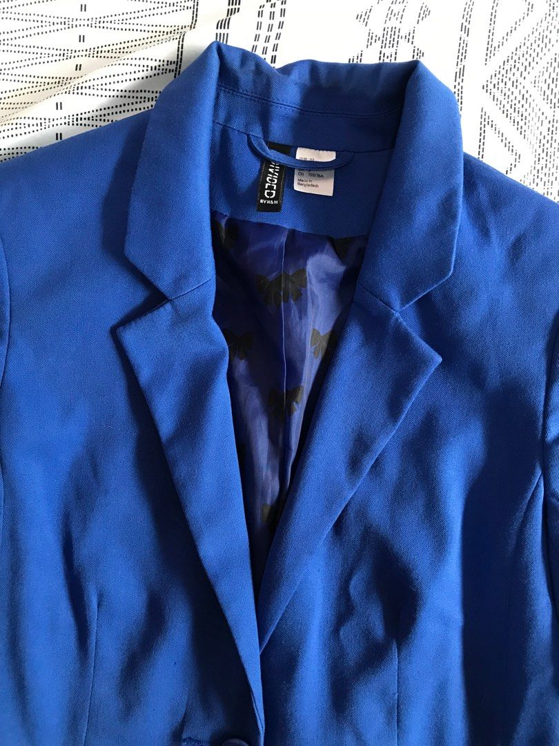 Royal Blue DIVIDED by H&M Blazer - SIZE 8