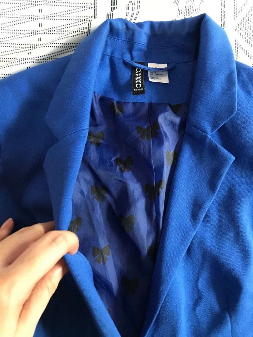 Royal Blue DIVIDED by H&M Blazer - SIZE 8