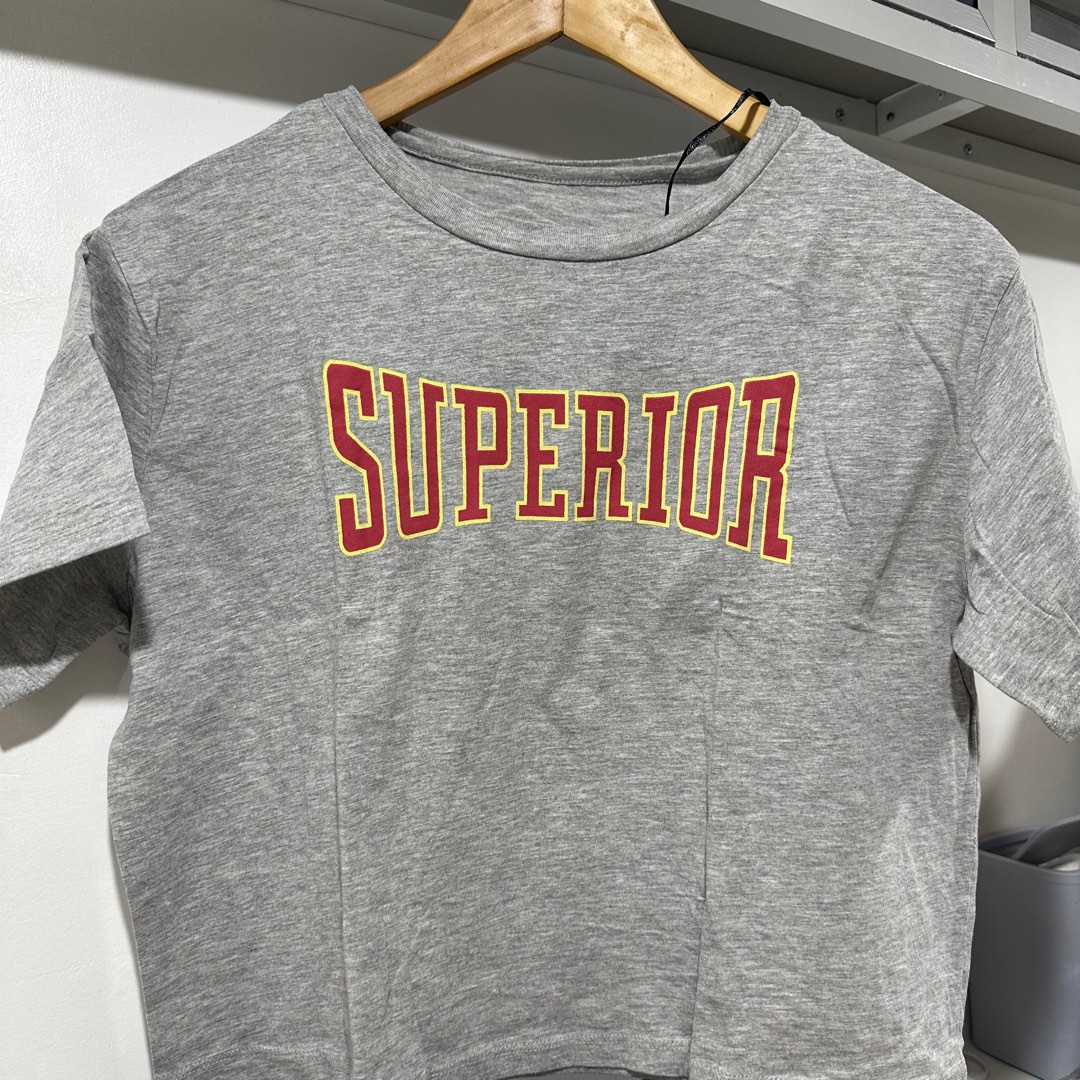 h m superior crop loose shirt Women s Fashion Tops Shirts on