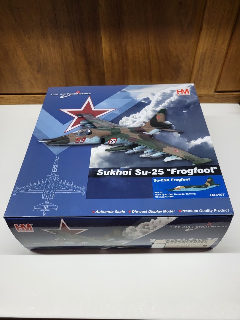 全新Hobby Master 1/72 SU-25 蘇二十五金屬戰鬥機模型, 興趣及遊戲