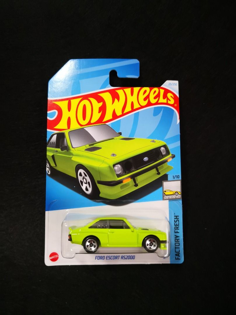Hot Wheels Ford Escort RS2000 Neon Green 2024 Hobbies Toys