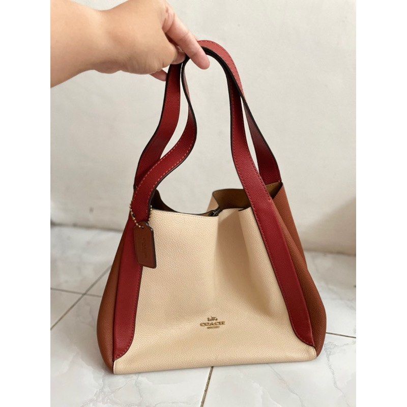 HpIdaman Coach Hadley Hobo Colorblock Bag Barang Mewah Tas
