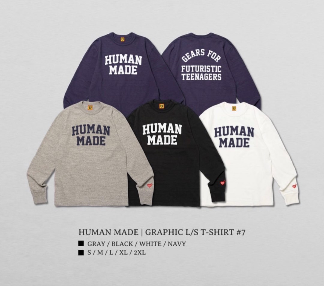Human made GRAPHIC L/S T-SHIRT #2 size M100%COTTON - トップス